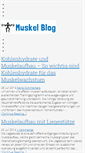 Mobile Screenshot of muskel-blog.de
